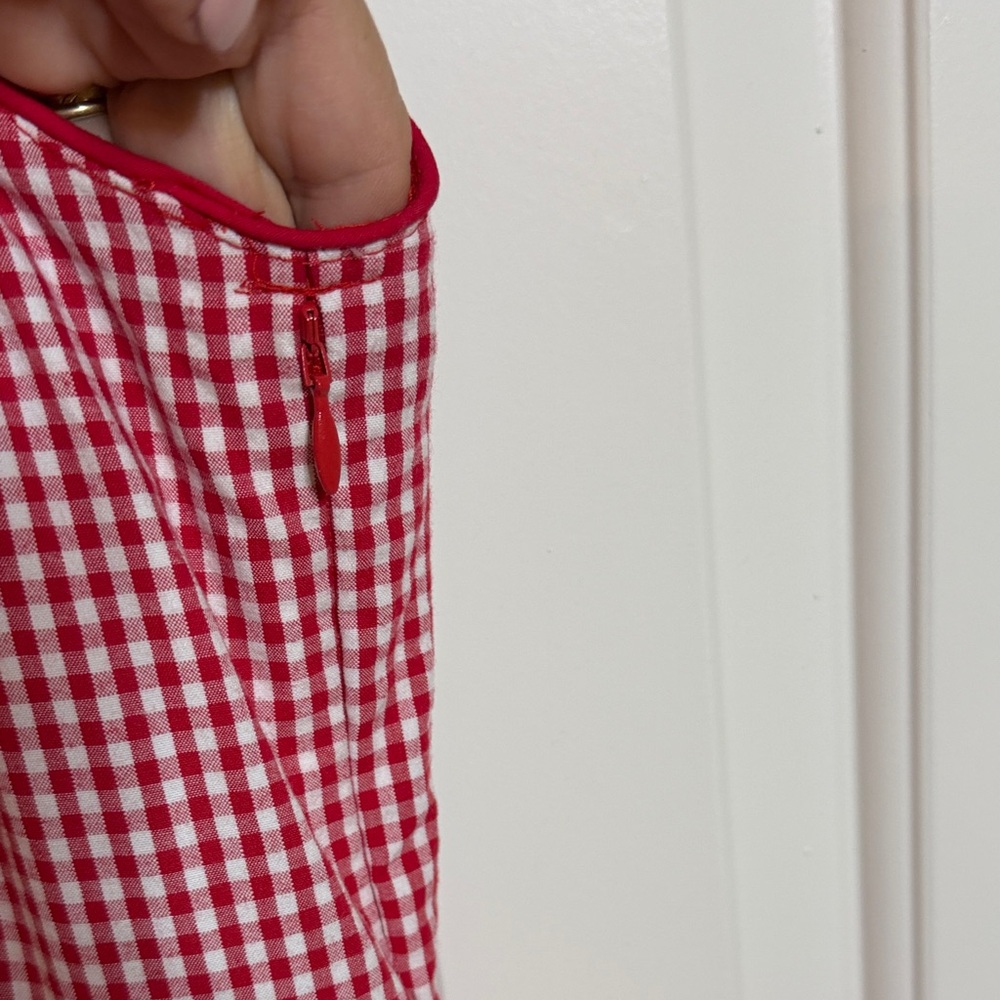 Rachel Zoe Red Gingham Maxi Dress - Picture 4 of 9